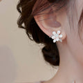 Sakura drip glaze flower earrings for women 2026 new arrival popular classy earrings accessible luxuryelegant popular earrings