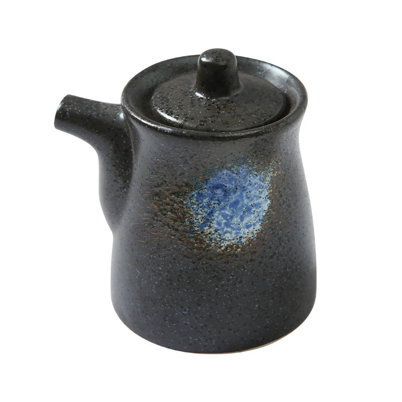 Vintage chic, high-style kitchenware: japanese ceramic soy sauce dispenser, vinegar dispenser, oil dispenser for home, restaurant, and hotel use