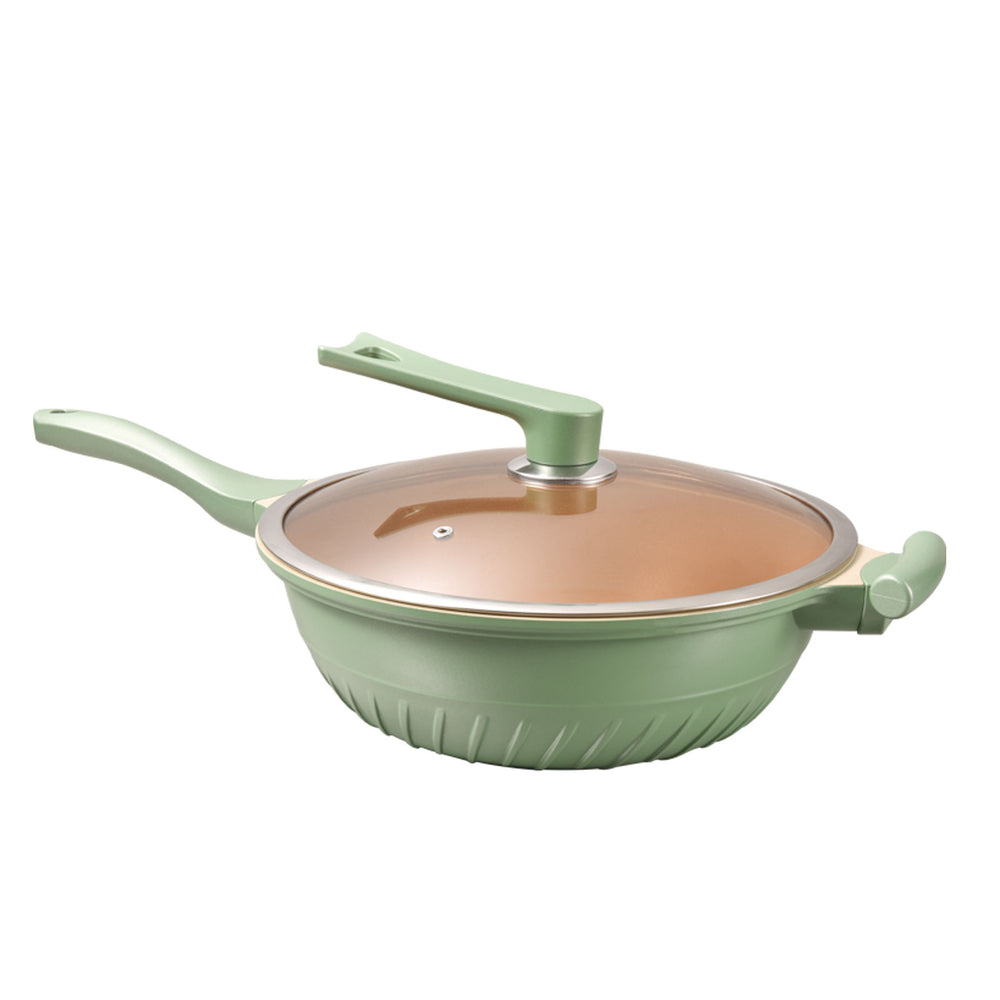 Processed personalized medical stone non-stick pan for home cooking pot gas stove special induction cooker suitable for flats
