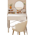 Minimalist modern vanity table for small apartments - new arrival! stylish makeup desk for rent, bedroom bedside small vanity table