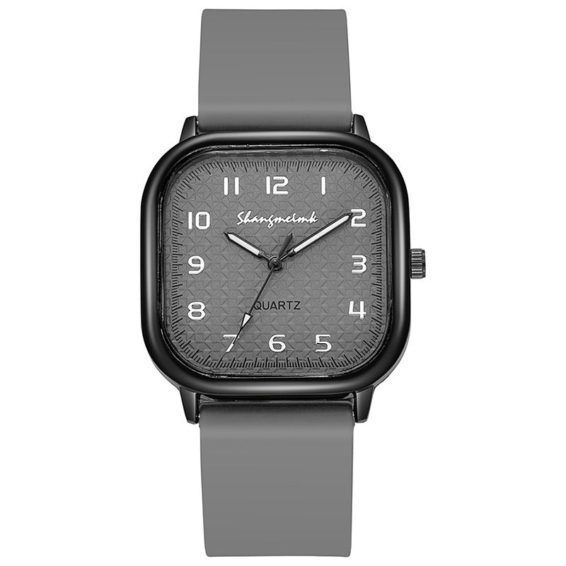 square alloy case silicone strap vintage style women's new quartz watch women's factory direct sales wholesale