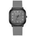 square alloy case silicone strap vintage style women's new quartz watch women's factory direct sales wholesale