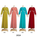 export women's chiffon maxi dress - african style, loose fit, plus size -