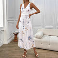 New women's sleeveless bodycon midi dress for cross-border , featuring 3d digital printing in european and american style