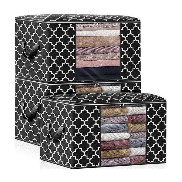 Thickened non-woven quilt storage bag Household large clothes Clothing dustproof and moisture-proof finishing bag for quilts