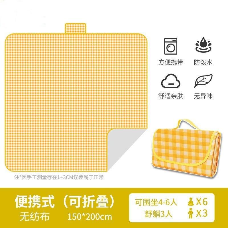 Outdoor picnic mat waterproof and moisture-proof thickened mat tent floor mat portable storage picnic camping cloth lawn mat wholesale