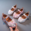 Cartoon princess shoes for girls, new spring/summer bowknot soft sole flats, little girl princess shoes, sandals, children's shoes