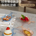 Multifunctional household bone spitting dish, food grade environmental-friendly material, thickened and resistant to falling, dining table fruit plate, flavor dish, bone residue storage
