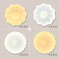Led ufo lamp e27 spiral mouth for home round master bedroom lamp room dining room lamp screw lamp