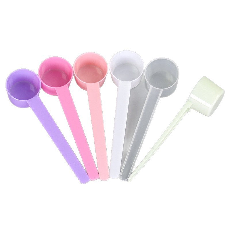 Individually wrapped mask powder scoop, 10ml plastic measuring spoon, suitable for feed, fertilizer, pesticide, laundry powder, holds 10 grams of water