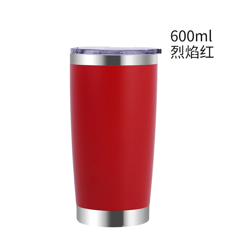 304 stainless steel car cup spray vacuum car ice cup portable double drink cold beer cup wholesale