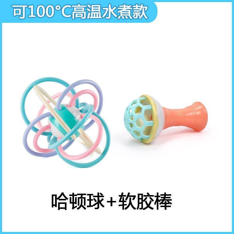 Cross-border export newborn baby toys baby hand rattle boys and girls early education puzzle bell toothpaste bed bell accessories