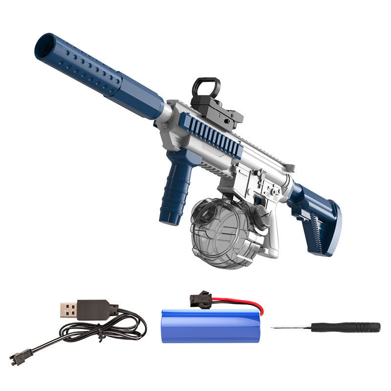 New arrival cross-border electric m416 continuous water gun automatic water absorption high pressure strong water spray water gun water gun toy