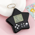 tetris electronic game console - portable handheld mini game console keychain charm toy