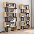 Bookshelf storage rack floor-standing iron art living room partition storage display shelf modern casual file multi-layer storage cabinet