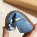 Girls' korean style leather shoes - new spring/autumn collection - bow accent, fashionable princess shoes for toddlers and young children, velcro closure, loafers