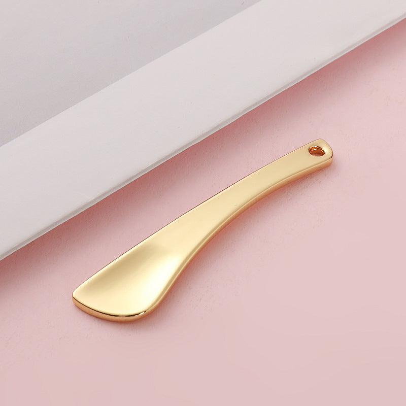 Zinc alloy eye cream mask spoon beauty skin care tool cosmetics dispensing spoon eye cream application pick stick digging spoon