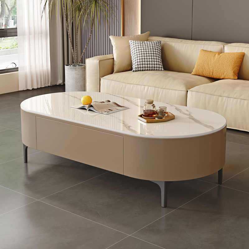 Coffee table accessible luxurycasual living room for home small apartment oval coffee table slate new arrival tea table classy coffee table table