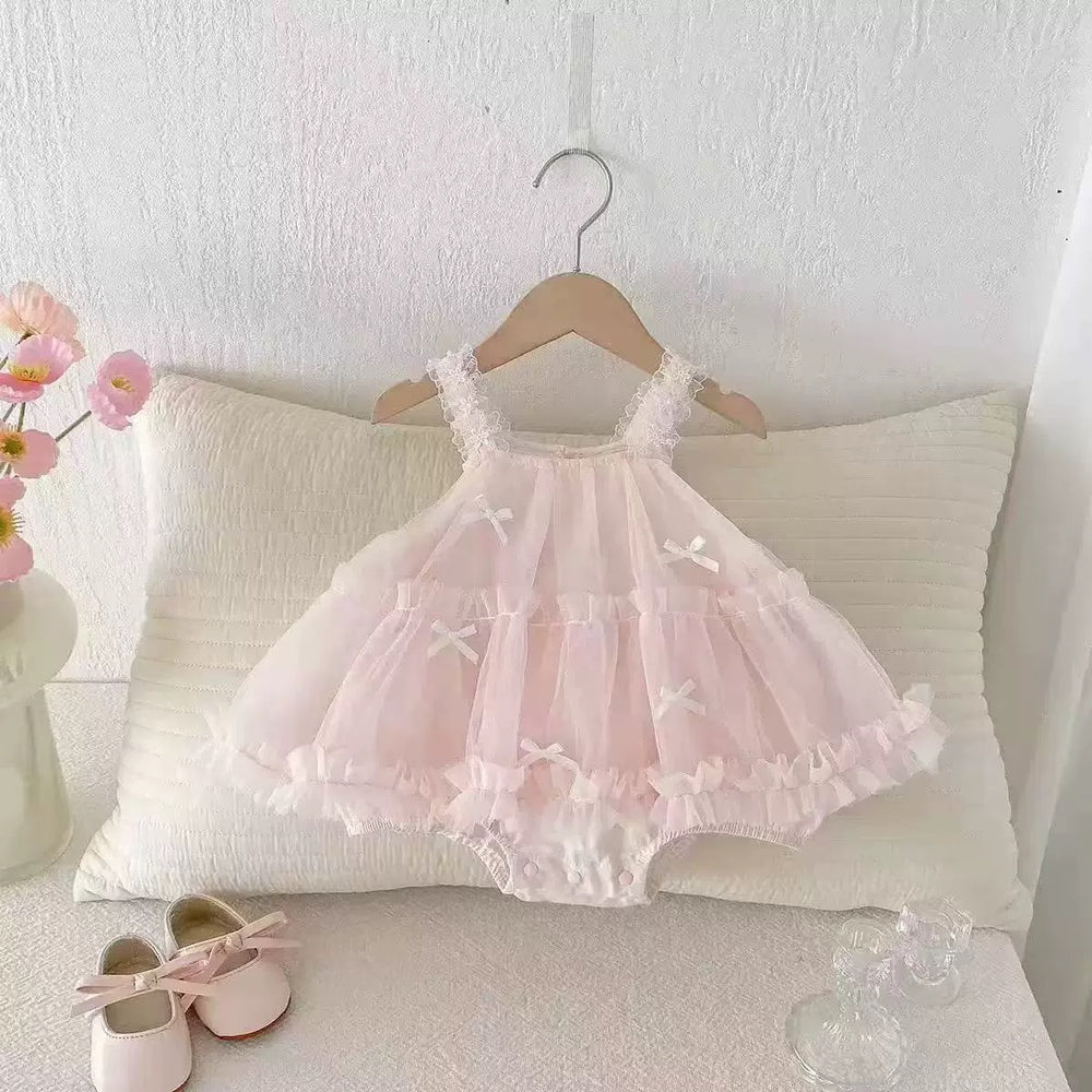 Summergirl one-piece girl summer dress kids suspender tutu skirt kids suspender tutu skirt bag butt skirt