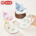 Baby sandals for boys, summer first walker shoes, 0-1-2 years old infant anti-slip soft sole mesh shoes for babies and toddlers, baby girl shoes