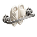 Bathroom suction cup slipper rack - no drilling required, wall-mounted, for home use, bathroom toilet hanging rod, towel and slipper drainage storage rack