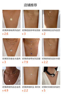 Customized alloy necklace, european and american cross-border jewelry, fashionable multi-layered heart and teardrop pendant, vintage women's collarbone chain