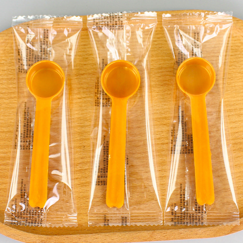 Plastic measuring spoon facial mask powder spoon 8ml milliliter measuring spoon laundry detergent powder feed fertilizer pesticide spoon filled with water 8 grams