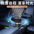 Car air freshener solid balm - new men's car fragrance, air purifying, odor eliminating, long-lasting scent