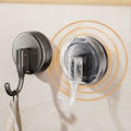 Suction cup hook, no need to punch holes, bathroom strong non-marking adhesive load-bearing bathroom kitchen door back wall towel sticky hook