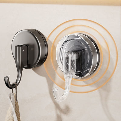 Suction cup hook, no need to punch holes, bathroom strong non-marking adhesive load-bearing bathroom kitchen door back wall towel sticky hook