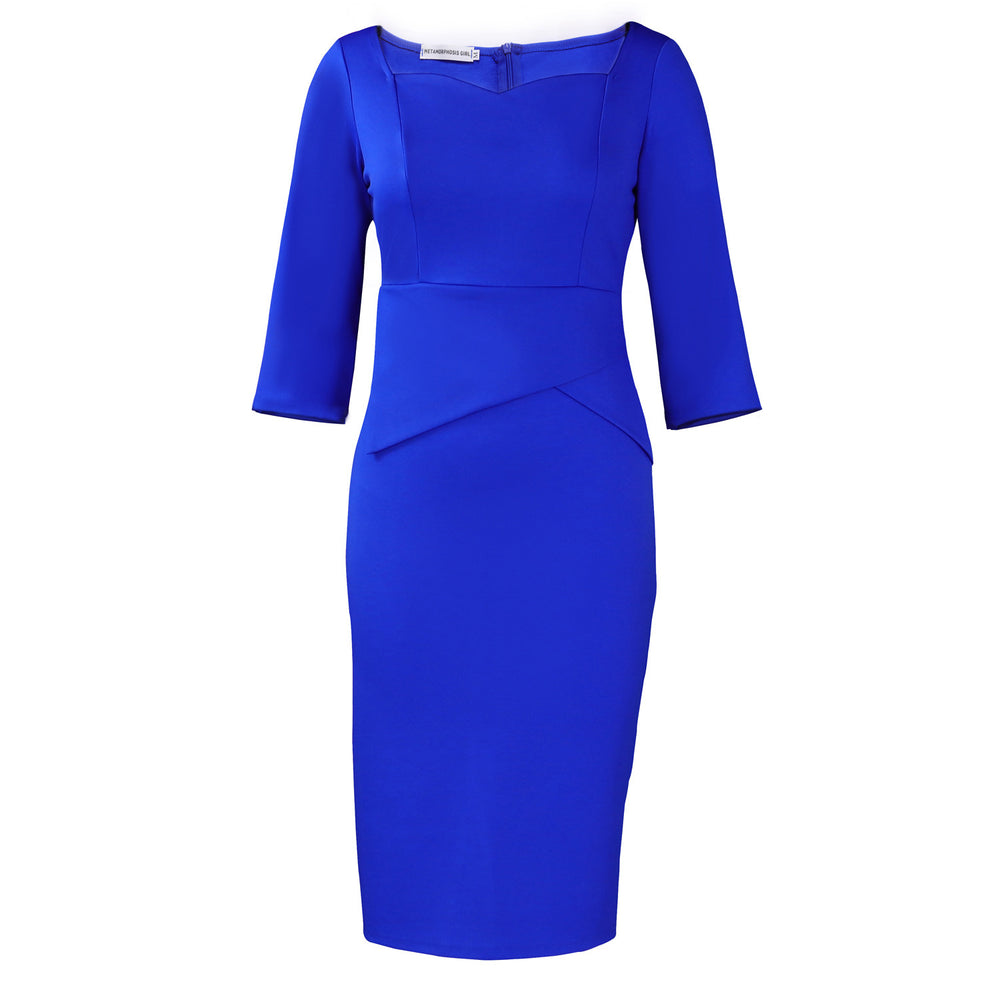 D591  foreign trade women's clothing  new fashion solid color bodycon pencil skirt ol style european and american dress