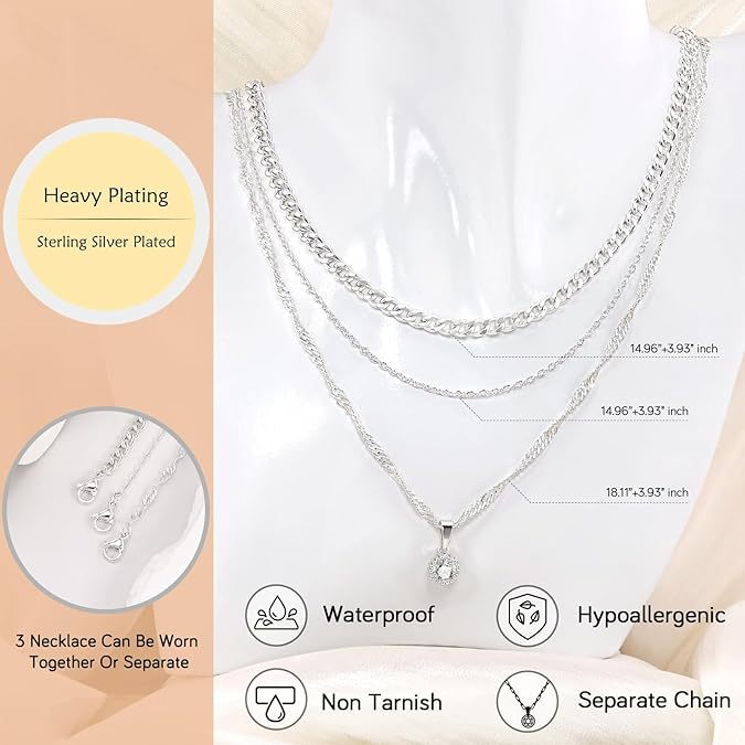 Fashion cross-border multi-layer necklace new arrivalins cold style fashion disc pendant clavicle necklace women's necklace