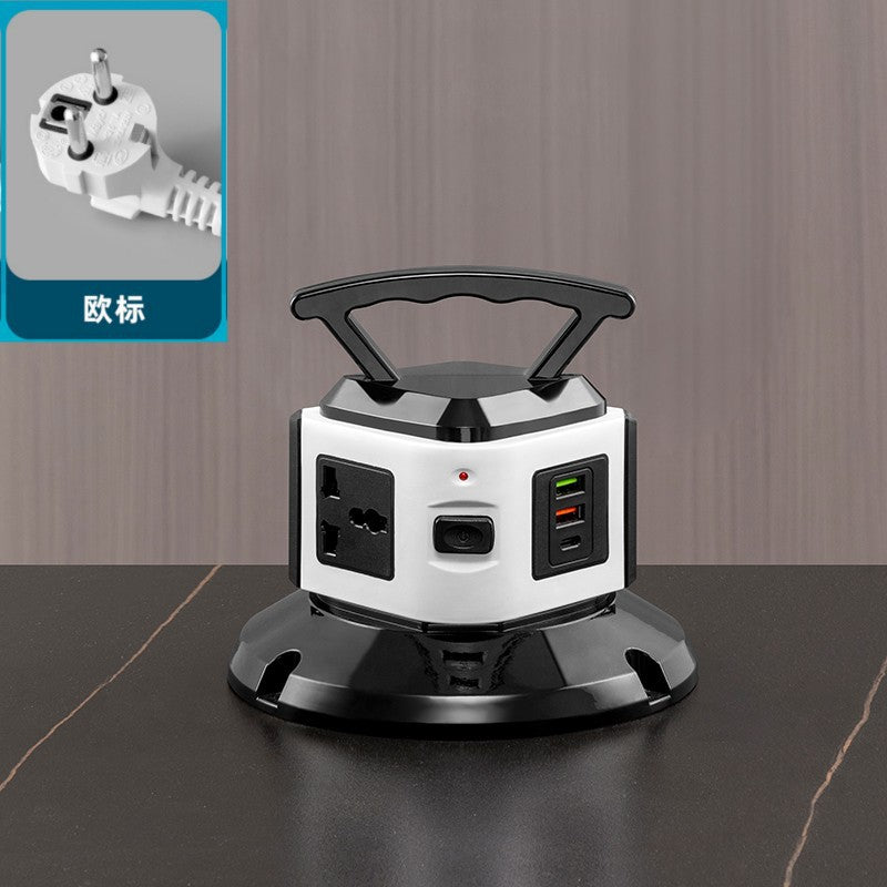 Vertical socket british standard hong kong multi-function usb universal power strip european standard household power supply american standard american