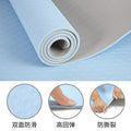 Tpe yoga mat manufacturer - silent pose lines, dance mat, professional anti-slip fitness mat for men - extra wide, extra thick, shock absorbing