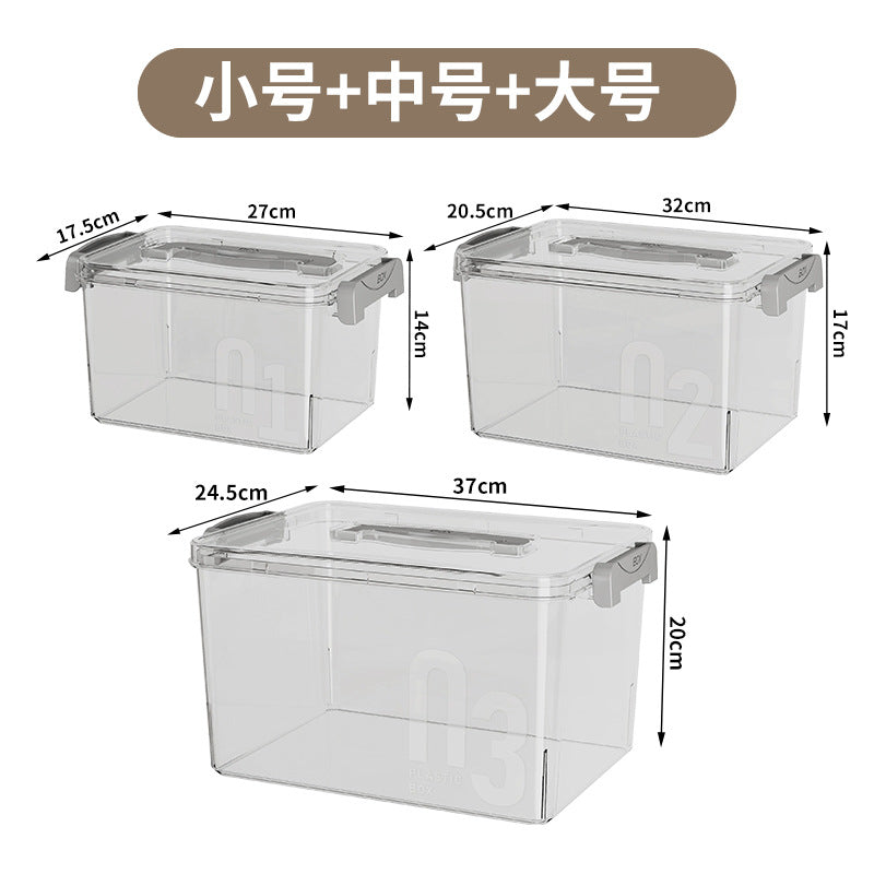 Household storage box Large cosmetics sundries storage box Thickened plastic bed bottom storage box Factory wholesale