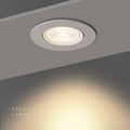 Ultra-thin spotlight led embedded thin cob ceiling light adjustable angle bull's-eye light opening 7.5 9 12cm
