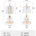 Luxury table lamp bedroom bedside lamp -  new trendy, high-end crystal ambient rechargeable night light