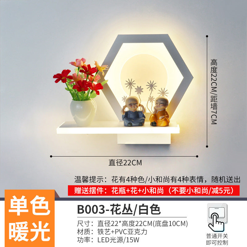 The whole network low-cost led corridor aisle entrance light new Nordic stairs balcony bedroom bedside background wall wall lamp