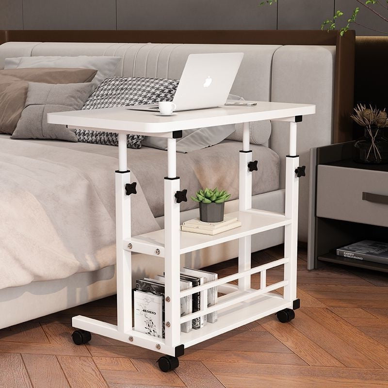 For homelazycasual small table bedroom dormitory simple student desk movable bedside table adjustable computer desk