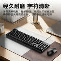 Colorful kn100 wired office keyboard and mouse combo - usb office keyboard and mouse universal assembly kit - white