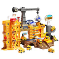 Construction track car sliding train parking lot car rush adventure 3 years old 4 boys educational kids toys