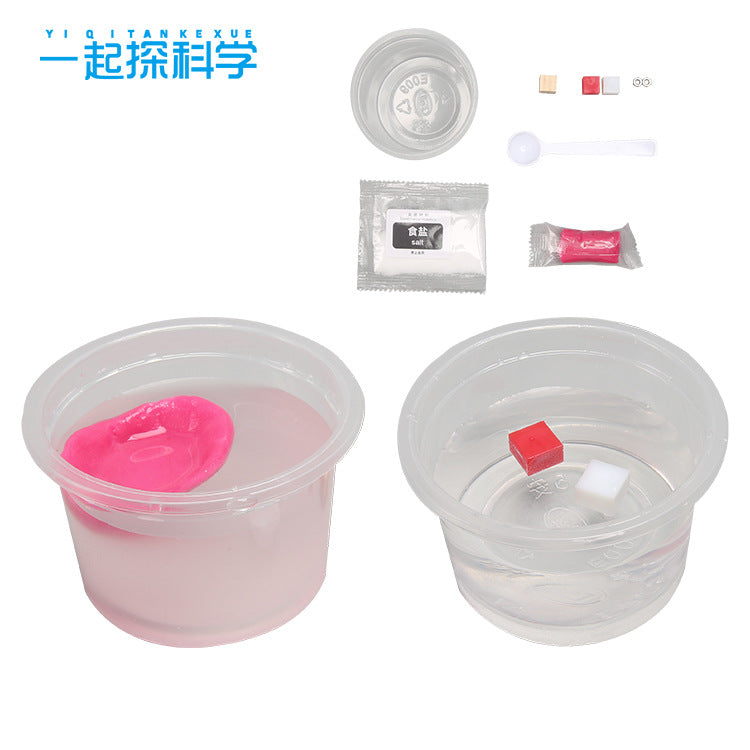 Science and technology small production handmade DIY sink and float physics experiment primary and secondary school students educational fun small toy steam