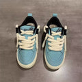 Hong kong style casual sneakers women's shoes - trendy, minimalist, versatile white sneakers - new spring/autumn 2026 collection - streetwear sneakers