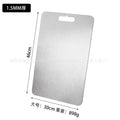 pure titanium cutting board thickened pure titanium double-sided cutting board cutting fruit cutting board for home rolling board chopping board cutting board