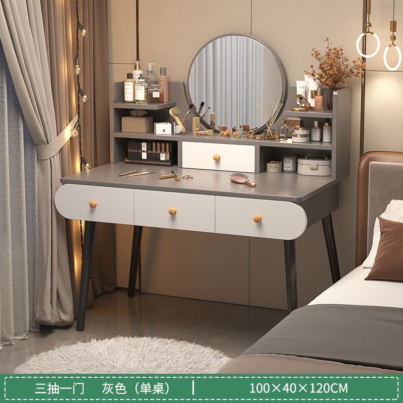 Vanity table bedroom simple modern small makeup cabinet all-in-one small apartment new arrival makeup table makeup table