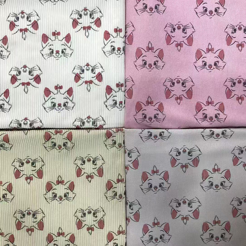 Corn kernels printed corduroy fabric 8 pits, 11 pits, 16 pits, clothing, luggage, sofa throw pillow, all-polyester flannel fabric