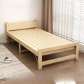 Solid wood children's patchwork bed folding bed nap bed office construction site sleeping simple small bed for home adult single bed