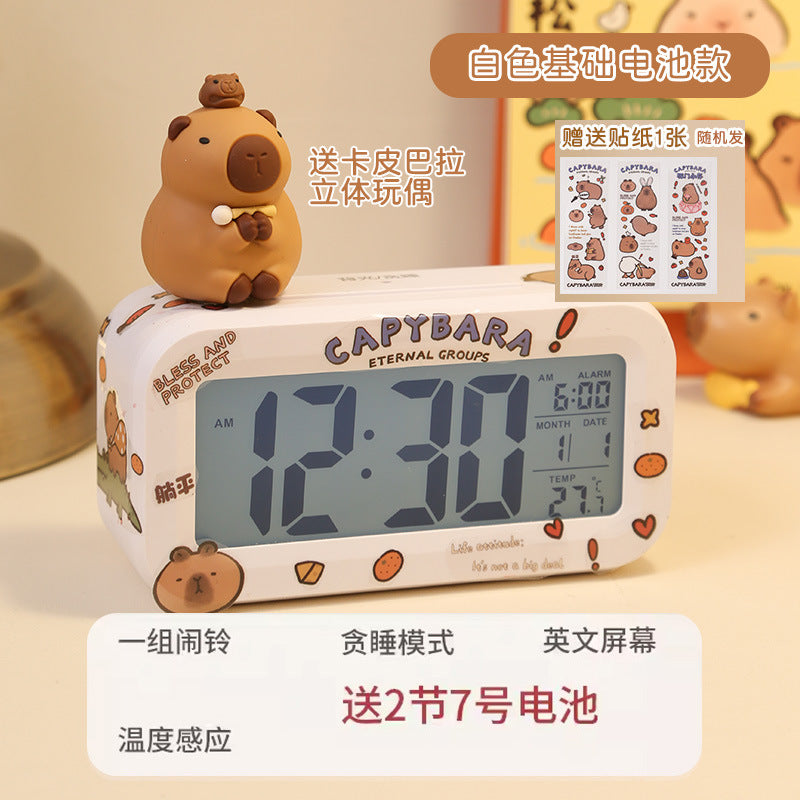Alarm clock - student bedroom essential: wake-up wonder, desktop clock, creative smart digital hour clock for middle school students and kids