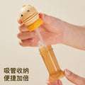 Kids' water bottle anti-choke straw lid - universal adapter for bottled water, sippy cup, and baby bottles