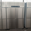 Four-door refrigerator, commercial freezer, hotel kitchen, stainless steel door freezer, vertical fresh-keeping cabinet, refrigerated freezer
